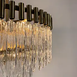 Люстра-репліка Crystal Icicle на 9 ламп (діаметр 60 см) Line.F MJ 187-600 AB - мініатюра 4
