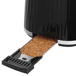 Тостер Russell Hobbs Eden 800 Вт пластик підігрів розморожування чорний - мініатюра 5