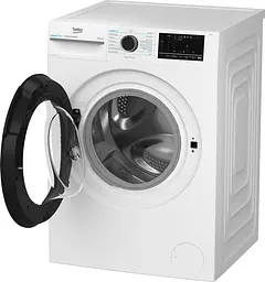 Beko Пральна машина Beko фронтальна, 8кг, 1400, A, 55см, дисплей, інвертор, пара, білий - мініатюра 5