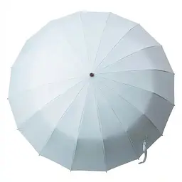 Парасоля Yiwu HP-23-3BL механічна складна 99 см з квітковим принтом блакитна - мініатюра 2