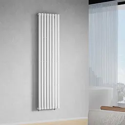 Вертикальний радіатор Navin Ellipse 480x1800-8, anticor, білий 10-012033-4880, Білий - мініатюра 5