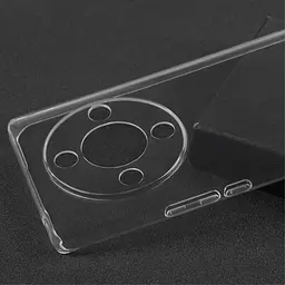 TPU чохол Epik Transparent 1.5 mm Full Camera для Huawei Magic6 Lite Безбарвний прозорий - мініатюра 3