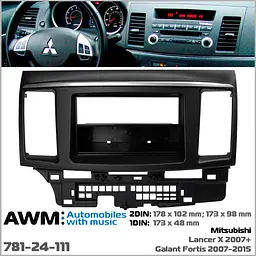 Перехідна рамка Mitsubishi Lancer X AWM 781-24-111 - мініатюра 8