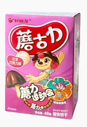 Печиво Orion Biscuit Red Bean and Chocolate Flavor 48г - мініатюра 2