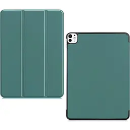 Чохол-книжка BeCover Smart Case для Apple iPad Pro 11" M4 2024 Dark Green (711623) - мініатюра 3