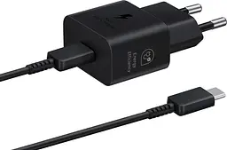 Samsung Зарядний пристрій мережевий 25Вт USB-С кабель USB-C > USB-C 1 м чорний