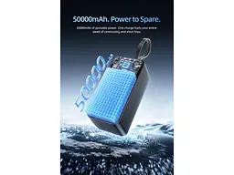 Зовнішній акумулятор (Power Bank) Awei PA-106 50000mAh Black - мініатюра 11