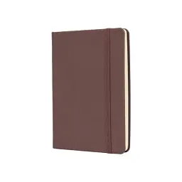 Книга записна Optima Magic А6, тверда обкладинка, гумка, білий блок, лінія, коричнева (O20388-07)