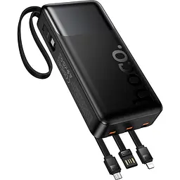 Зовнішній акумулятор Hoco J156A Founder 20000mAh 22.5W Black (6942007662284) [174705] - мініатюра 3