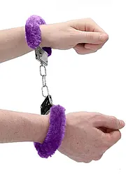 Наручники Beginners Handcuffs Furry - Purple Ouch! 36-OU002PUR 101705 - мініатюра 6