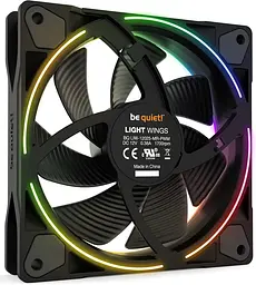 Вентилятор be quiet! Light Wings 120mm PWM 3-Pack Black (BL076) - мініатюра 2