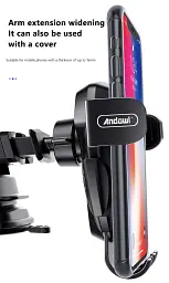 Підставка для телефону Andowl Q-ZJ992 тримач в машині смартфона для телефону - мініатюра 2