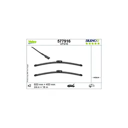 Щітка склоочисника Valeo 577916