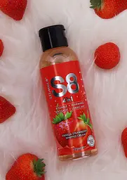 Лубрикант Stimul8 S8 4-in-1 Dessert Lube Strawberry, 125 мл - мініатюра 4
