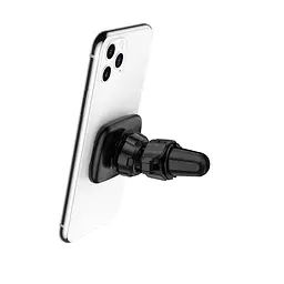 Холдер Hoco CA65 Sagittarius series air outlet magnetic car holder Чорний - мініатюра 2