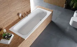 Ванна акрилова Radaway Mia Eco 140х70 пристінна з ніжками (WA1-55-140x070) - мініатюра 3