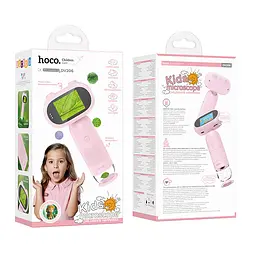 Дитячий мікроскоп Hoco DV206 Pink - мініатюра 4