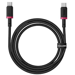 Дата кабель Baseus Dura Series Fast Charging Type-C to Type-C 100W (2m) (P10377803) Red / Black - мініатюра 2