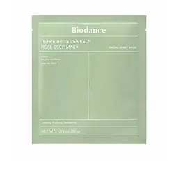 BIODANCE Refreshing Sea Kelp Real Deep Mask 34g Гідрогелева освіжаюча маска з морської водорості