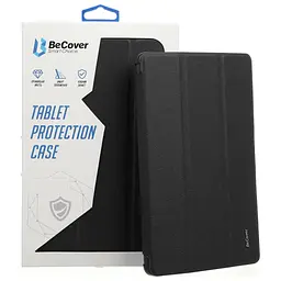Чохол-книжка BeCover Tri Fold Soft TPU із кріпленням Apple Pencil для Apple iPad Air (4/5) 2020/2022 10.9 Чорний (711106)