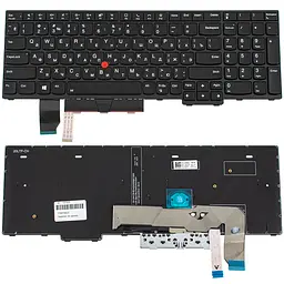 Клавіатура для ноутбука LENOVO (ThinkPad: P15, P17 gen 2) rus, black, підсвічування клавіш (ОРИГІНАЛ)