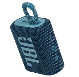 Портативна Bluetooth колонка JBL GO3 Blue - мініатюра 3