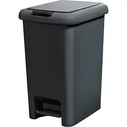 Відро для сміття MBM My Home з кришкою та педаллю 30 л антрацит (BIN-01 30L ANTHRACITE)
