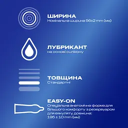Презервативи латексні з силіконовою змазкою Durex Classic, класичні, 18 шт. - мініатюра 2