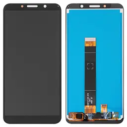 Дисплей для Huawei Honor 9S, Y5p, чорний, без рамки, Оригінал (переклеєне скло), DRA-LX9/DUA-LX9