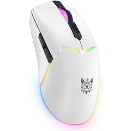Комп'ютерна мишка Onikuma для ПК та ноутбука CW-98 12000 DPI Bluetooth 2.4GHz RGB підсвітка Білий