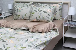 Комплект постільної білизни с компаньоном Євро TAG tekstil pbe0046087 - мініатюра 4