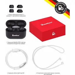Навушники BeatBox PODS PRO 1 Wireless charging black (bbppro1wcb) - мініатюра 2