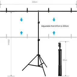 Фон хромакей зелений Puluz PU5205G 2x2м [86229] - мініатюра 3