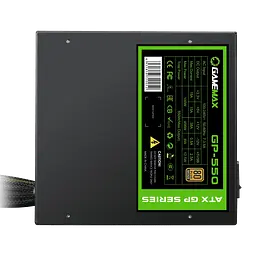 Блок живлення GameMax GP-550 550W 80+ Bronze Black (GP-550) - мініатюра 3