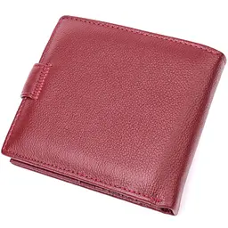 Практичний жіночий гаманець з натуральної шкіри ST Leather 22554 бордовий