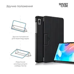 Чохол-книжка на планшет Realme Pad mini 8.7 , Smart Case, black, підставка для планшета 8.7 , шкіряний, мікрофібра, на магніті, ArmorStandart (ARM61755) - мініатюра 4
