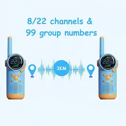 Рація DK Kids Walkie Talkie Rocket D22 Blue+Pink [136242] - мініатюра 4