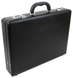 Чоловічий кейс дипломат з екошкіри Portfolio S1645431 Чорний - мініатюра 11