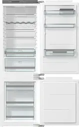 Холодильник вбудований Gorenje 177х55х54см 2 двері 180(68) л А+ NF Дисплей Білий (NRKI218EA0) - мініатюра 5