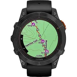 Смарт-годинник Garmin Fenix 7 Pro Solar Slate Gray w. Black Band (010-02777-00/01) - мініатюра 4
