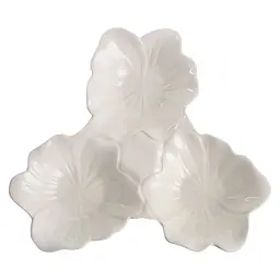 Менажниця Led Bud фігурна 3 секції 24.5x18 см біла (B010807)