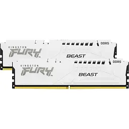 Модуль пам'яті DDR5 Kingston FURY Beast EXPO 2х16 ГБ 6800 МГц білий (KF568C34BWEK2-32) [176343] - мініатюра 2
