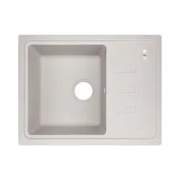 Кухонна мийка Lidz 620x435/200 GRA-09 (LIDZGRA09620435200), Сірий
