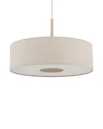 Підвісний світильник, люстра Nowodvorski 11653 Santana L E27 1x25W IP20 бежевий - мініатюра 3