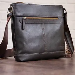 Чоловіча шкіряна сумка SHVIGEL 25,5х27,5х7 см sum0012519 - мініатюра 5