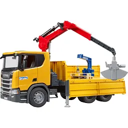 Іграшкова машинка Bruder Автомобіль Scania Super 560R з краном-маніпулятором та аксесуарами 1:16 (03551) - мініатюра 6