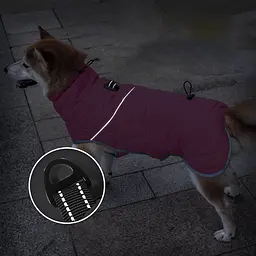 Зимова куртка для собак Wan Talk High Quality Winter Dog Clothes, Pink, XL - мініатюра 4