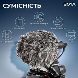 Мікрофон для камери Boya BY-MM1+ (BY-MM1+) - мініатюра 6