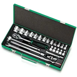 Набір інструменту головки з тріскачкою Toptul 1/2" 24ед. (12-гр.) GCAD2404