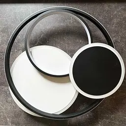 Світильник LED smart SPINER+пульт 100W чорний круг Violux ( 220515 ) - мініатюра 3